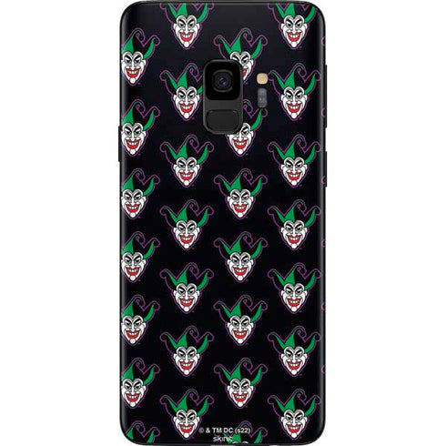 DC Comics The Joker Logo Pattern Galaxy S9 Skin